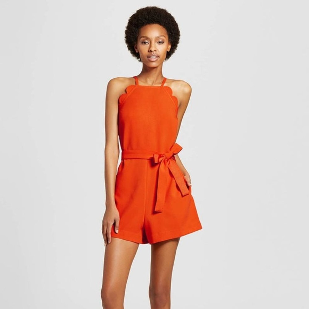 VICTORIA BECKHAM x Target Romper Orange (XS)